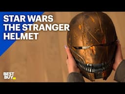 Turn to the dark side with the "Star Wars" The Black Series The Stranger Premium Electronic Helmet.