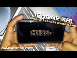 IPHONE XR GAMING TEST 2023 | XR GAMETEST | Iphone XR Mobile Legends