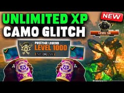 SOLO INSANE UNLIMITED XP GLITCH / NEW CAMO GLITCH IN BO6! BO6 XP GLITCH!