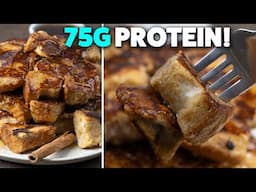 Protein French Toast Pancakes | A Healthier Scrambled Twist!