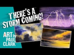 3 Ways to Paint Stormy Skies in Watercolour
