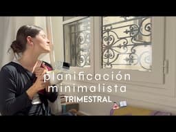 Planificación Minimalista | Bullet Journal TRIMESTRAL 📖 y algunas Reflexiones