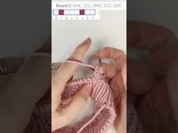 How to Knit Colorwork Continental Style - Round 1 of Heart Cowl Part 1 #knitting #knit