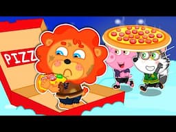Aslan Yavrusu | En naziklere bir sürpriz | Dev Pizza | Çocuklar için çizgi film
