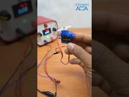Servo Motor Experiment #shorts #ytshorts #servomotor #theelectronicsadda #experiment