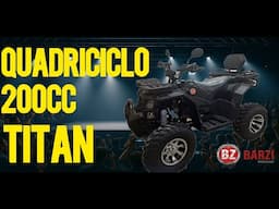 Quadriciclo 200cc TITAN automático 2 lugar Full LED freio disco painel digital Barzi Motors NF 31292