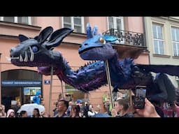 4K Wielka Parada Smoków 2025 | Kraków | Great Dragons Parade | Daytime Parade