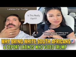 Latinos Harshly  REACT To White South African Refugees Moving To America #usa