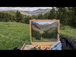 Plein Air Painting Backcountry Camp and Cook