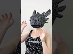 DIY Toothless Mask from How To Train Your Dragon 🥰