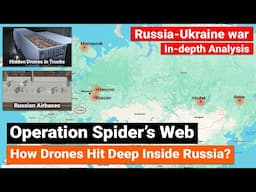 Ukraine's Operation Spider Web Explained | How FPV Drones Struck 4,000 km Deep Inside Russia