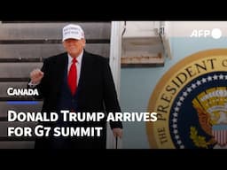 Donald Trump arrives in Canada for G7 summit | AFP