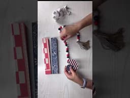 Dollar Tree Garden Frog DIY Craft - Patriotic Decor #dollartreediy #diy #dollarstorecrafts