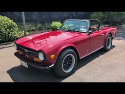 Fantastic 1974 Triumph TR6 For Sale~2.5L w/ Ported Head~4 Spd~Tri Webers~Freshly Resto w/ 20 Miles!