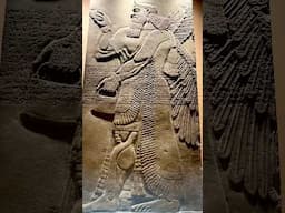 King Ashurnasirpal II makes an offering #archaeology