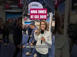 Discovering @AIMAEbikes at @CES 2025! #ebike #aima #electricbike