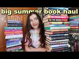 big summer book haul ☀️📚❤️‍🔥 [so many new releases and thriller ARC's!!!]