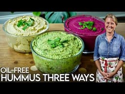 Hummus Lovers: These 3 Oil-Free Recipes Are a Must-Try! #oilfree #vegan