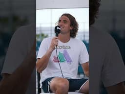Why Tsitsipas Thinks Federer Is the GOAT 🐐 #tennis #goat #tsitsipas