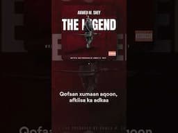 Qofaan xumaan aqoon, afkiisa ka adkaa.walaal iyo saaxiib weyneesan jiray. @AhmedMShey #music
