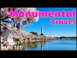 Our Nation's Capitol. Peak blooms! Cherry Blossoms from Japan! Washington DC. HDT RV Life.