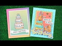 Intro to Cake It Easy, Cake It Easy Add-On, Henry's Build-A-Sentiment: Birthday