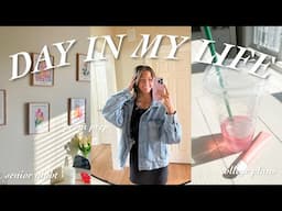 DAY IN MY LIFE *senior in high school* | senior night, college plans, + prom prep