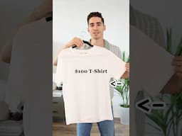 $5 vs $20 vs $100 White Tshirt