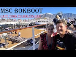 The MSC Bokboot. Is it a cruise for you?....... Cape Town to Walvis Bay.