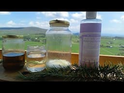 Make your own Natural Shampoo | Promote Hair Growth with Rosemary