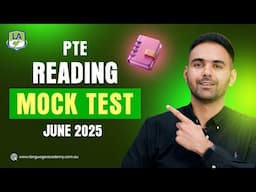 PTE Reading Mock Test | Answers and Timer | Real Exam Questions June 2025 | Language academy