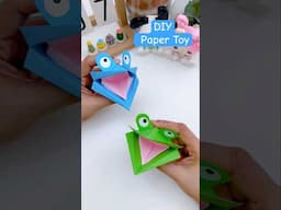 Try this Super Easy Moving fun toy from Paper #diy #craft #shorts #fun #handmade   #trendingshorts