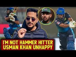 If I play fast they call me a hammer and if I play slow the criticize me says Usman Khan
