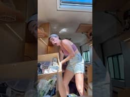 We destroyed our van! (to make it better) 😐🚐😱 #vanlife #diyvanbuild #diy #cat #renovation
