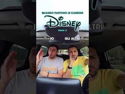 LE CANZONI DISNEY - PARTE DUE 🏰🚘🎵 #disney #canzoni #waltdisney