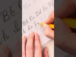 Learn Modern Cursive Handwriting