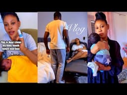 Our new life after a new born bed time vlog