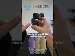Meet the MAVEN Dark CPL—the ultimate Circular Polarizer + ND filter in one!