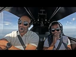 I Flew My Friend to Work in My Airplane!