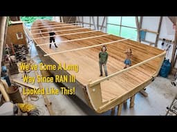 Deck Shelf In, The Flu Hits But The Boat Building Never Stops! - Ep. 432 RAN Sailing