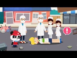 Earthquake Rescue Mission: Learn Safety & Save Lives with Baby Panda! 🌍🚑 | BabyBus Game
