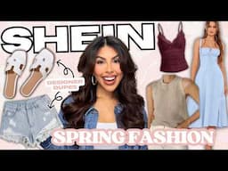 🌸SHEIN SPRING FASHION HAUL🌸 Designer Dupes + Casual Basics! Head to Toe Outfit Ideas!!