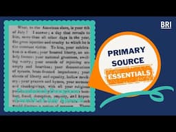 Frederick Douglass' Fourth of July Speech | Primary Source Essentials