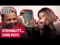 Gerichte raten: Lea und Andy denken nur zweideutig 🤣😏 | First Dates