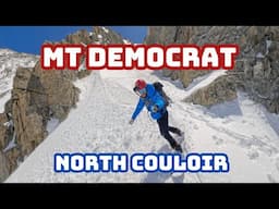 Colorado 14ers: Mt Democrat North Couloir Guide