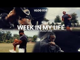 WEEK IN THE LIFE | HYBRID ROUTINE|training , Coffee runs , recovery  | VLOG 038
