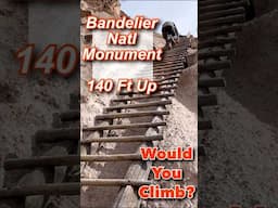 Alcove House Trail - Would You Climb It?  #Bandelier National Monument #rvtravel #rvlife #New Mexico