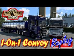 Scenic 1-On-1 Convoy with StrykerM11 in ET2 Stream Replay