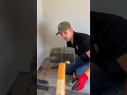Installing Laminate Flooring: What Happens If You Use a Framing Hammer? #flooring #diy