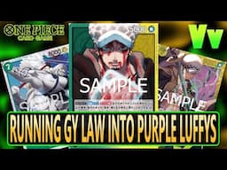 One Piece TCG: Testing OP11 GY Law into a Bunch of Different Purple Luffy Decks (P, UP, BP, and GP)
